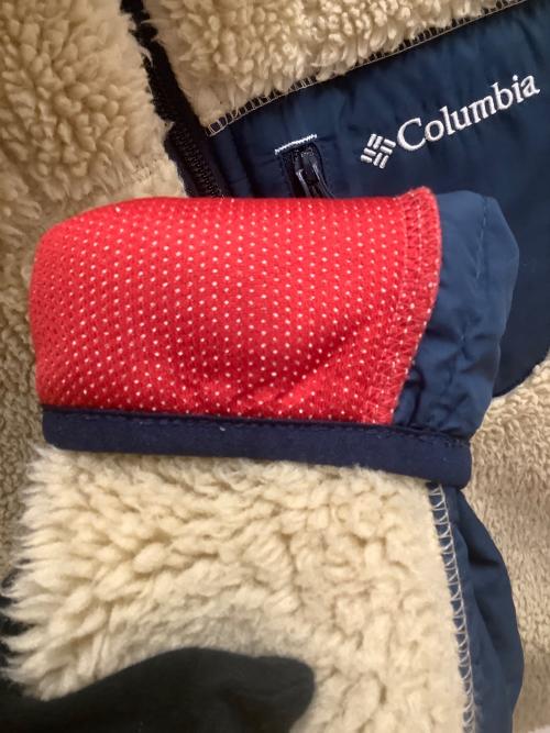 Columbia（コロンビア）Columbia (コロンビア) アーチャーリッジジャケット ベージュ×ブルー サイズ:Mの古着・服飾アイテム