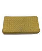 BOTTEGA VENETAボッテガベネタ）の古着「イントレチャート　チェーンウォレット」｜イエロー