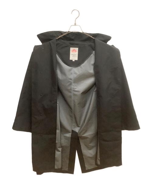 DANTON（ダントン）DANTON (ダントン) 3LAYER CLOTH HOODED BALMACAAN COAT ブラック サイズ:SIZE Lの古着・服飾アイテム