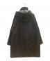 DANTON (ダントン) 3LAYER CLOTH HOODED BALMACAAN COAT ブラック サイズ:SIZE L：14000円