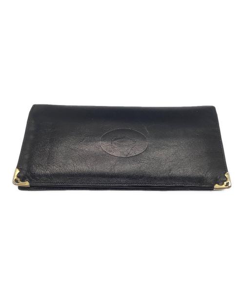 Cartier（カルティエ）Cartier (カルティエ) マストライン　長財布 ブラックの古着・服飾アイテム