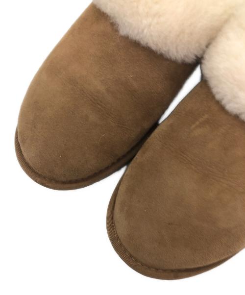 UGG（アグ）UGG (アグ) CLUGGETTE ブラウン×ホワイト サイズ:25cmの古着・服飾アイテム