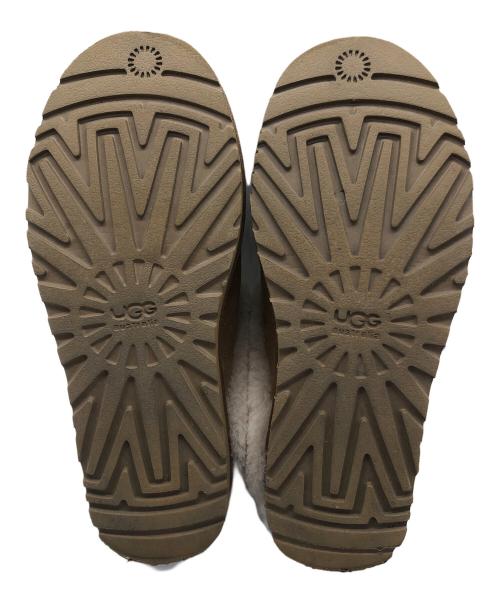 UGG（アグ）UGG (アグ) CLUGGETTE ブラウン×ホワイト サイズ:25cmの古着・服飾アイテム