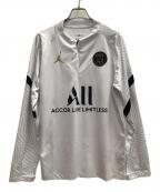 NIKE×Paris Saint-Germainナイキ×パリサンジェルマン）の古着「ハーフジップシャツ」｜ホワイト×ブラック