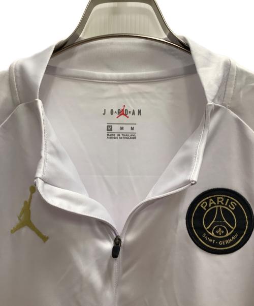 NIKE（ナイキ）NIKE (ナイキ) Paris Saint-Germain (パリサンジェルマン) ハーフジップシャツ ホワイト×ブラック サイズ:Mの古着・服飾アイテム