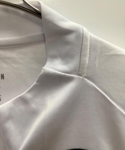 NIKE（ナイキ）NIKE (ナイキ) Paris Saint-Germain (パリサンジェルマン) ハーフジップシャツ ホワイト×ブラック サイズ:Mの古着・服飾アイテム