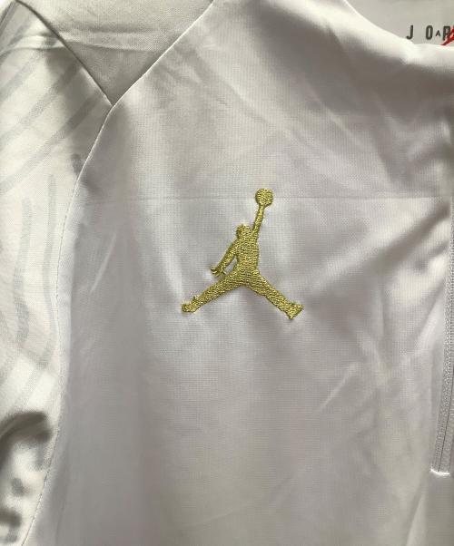 NIKE（ナイキ）NIKE (ナイキ) Paris Saint-Germain (パリサンジェルマン) ハーフジップシャツ ホワイト×ブラック サイズ:Mの古着・服飾アイテム