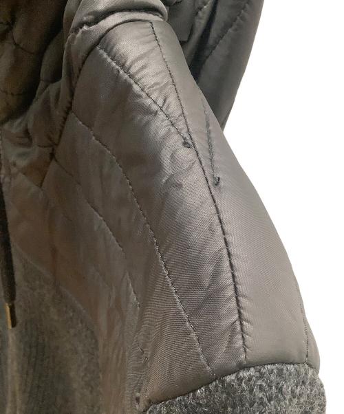 MONCLER（モンクレール）MONCLER (モンクレール) 切替ジップアップニット グレー サイズ:SIZE Mの古着・服飾アイテム