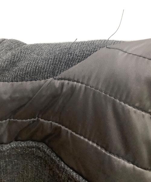 MONCLER（モンクレール）MONCLER (モンクレール) 切替ジップアップニット グレー サイズ:SIZE Mの古着・服飾アイテム