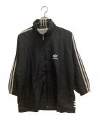adidasアディダス）の古着「ナイロンジャケット」｜ブラック