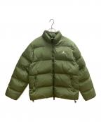 NIKE AIR JORDANナイキ エアジョーダン）の古着「Jordan Ess Poly Puffer Jacket」｜カーキ
