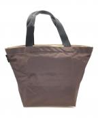 Herve Chapelierエルベシャプリエ）の古着「ナイロン舟型ショルダーL」｜ブラウン×ベージュ