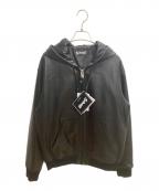 Schottショット）の古着「LEATHER FULLZIP PARKA」｜ブラック