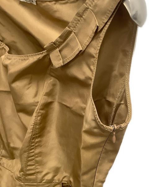 MIU MIU（ミュウミュウ）MIU MIU (ミュウミュウ) ノースリーブワンピース ブラウン サイズ:SIZE 36の古着・服飾アイテム