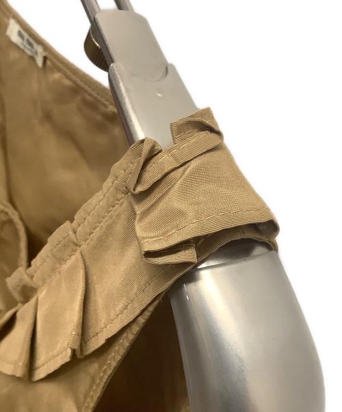 MIU MIU（ミュウミュウ）MIU MIU (ミュウミュウ) ノースリーブワンピース ブラウン サイズ:SIZE 36の古着・服飾アイテム