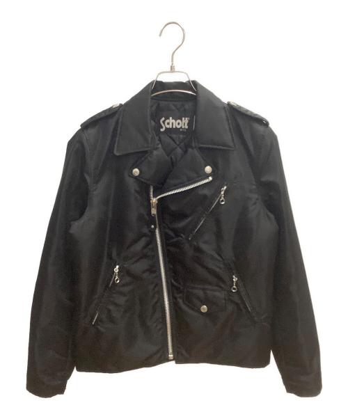 Schott（ショット）Schott (ショット) ナイロンライダースジャケット ブラック サイズ:SIZE Mの古着・服飾アイテム