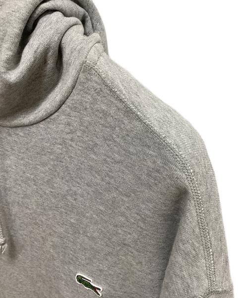 LACOSTE（ラコステ）LACOSTE (ラコステ) プレミアム スウェット プレーン パーカー グレー サイズ:SIZE XLの古着・服飾アイテム