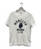 MONCLERモンクレール）の古着「半袖カットソー」｜ホワイト×ブラック