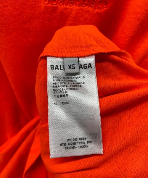 BALENCIAGA（バレンシアガ）BALENCIAGA (バレンシアガ) 半袖カットソー オレンジ サイズ:XSの古着・服飾アイテム