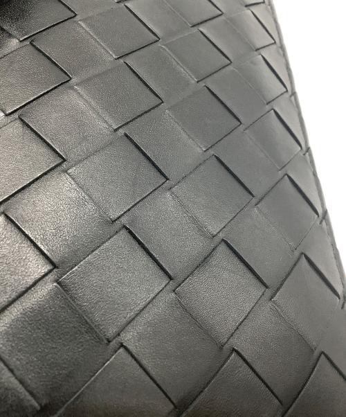 BOTTEGA VENETA（ボッテガベネタ）BOTTEGA VENETA (ボッテガベネタ) イントレチャート　ジップアラウンドウォレット ブラックの古着・服飾アイテム