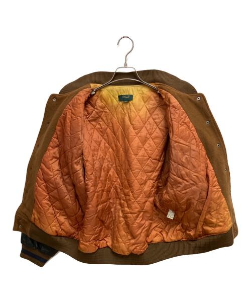 CROCODILE（クロコダイル）CROCODILE (クロコダイル) スタジャン ブラウン サイズ:SIZE Lの古着・服飾アイテム