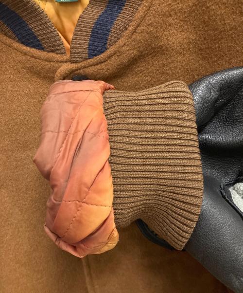 CROCODILE（クロコダイル）CROCODILE (クロコダイル) スタジャン ブラウン サイズ:SIZE Lの古着・服飾アイテム