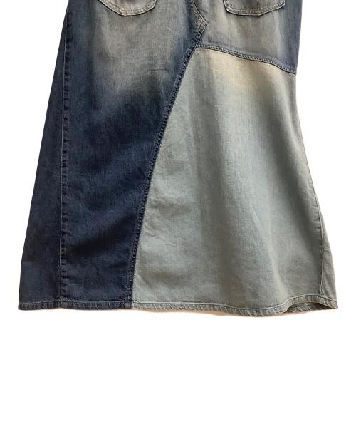 Hysteric Glamour（ヒステリックグラマー）Hysteric Glamour (ヒステリックグラマー) スクラッチデニムスカート ブルー サイズ:SIZE Freeの古着・服飾アイテム