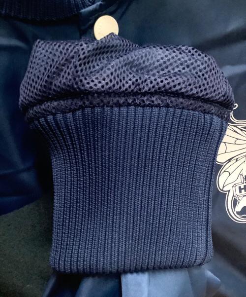 Hysteric Glamour（ヒステリックグラマー）Hysteric Glamour (ヒステリックグラマー) リブショールカラーコーチジャケット ネイビー サイズ:Mの古着・服飾アイテム