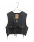 SOSHIOTSUKI（ソウシ オオツキ）の古着「LUPE DENIM GRUNGE VEST」｜ブラック