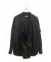 COMME des GARCONS HOMME PLUS（コムデギャルソンオムプリュス）の古着「OVERSIZED DRAPED SHIRT」｜ブラック