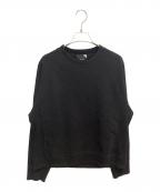 ATONエイトン）の古着「クルーネックスウェットトレーナー」｜ブラック