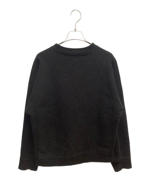 ATON（エイトン）ATON (エイトン) クルーネックスウェットトレーナー ブラック サイズ:SIZE 2の古着・服飾アイテム