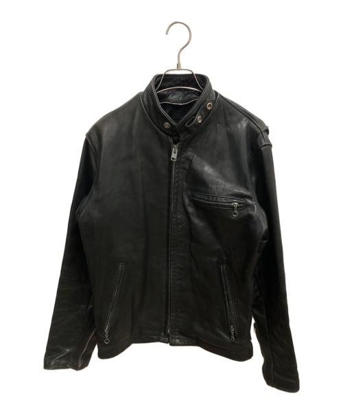 Schott（ショット）Schott (ショット) ライダースジャケット ブラック サイズ:SIZE 36の古着・服飾アイテム