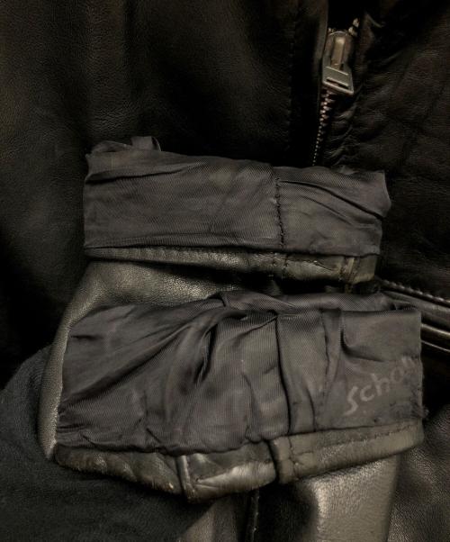 Schott（ショット）Schott (ショット) ライダースジャケット ブラック サイズ:SIZE 36の古着・服飾アイテム