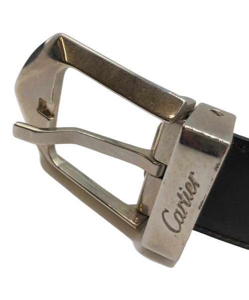 Cartier（カルティエ）Cartier (カルティエ) レザーベルト ブラックの古着・服飾アイテム