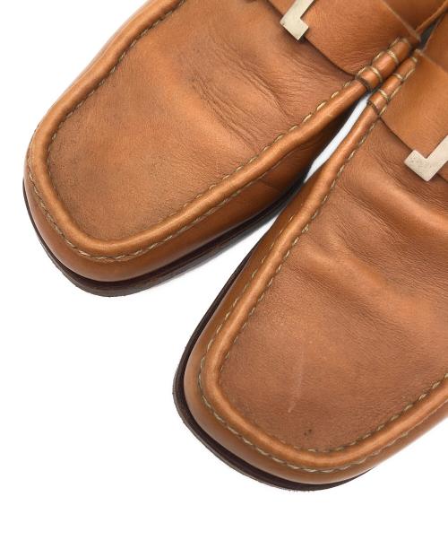 HERMES（エルメス）HERMES (エルメス) ローファー ブラウン サイズ:SIZE 26cmの古着・服飾アイテム