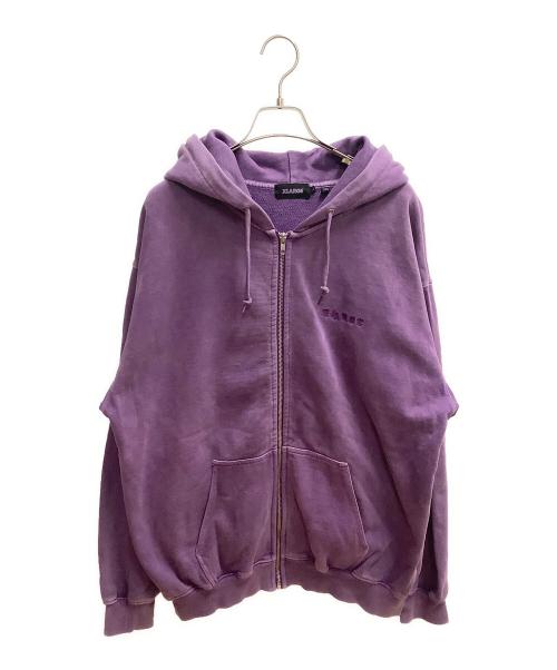 X-LARGE（エクストララージ）X-LARGE (エクストララージ) ジップパーカー パープル サイズ:SIZE Lの古着・服飾アイテム