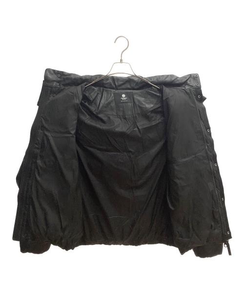 nano・universe（ナノ・ユニバース）nano・universe (ナノ・ユニバース) ラムレザーダウンジャケット ブラック サイズ:SIZE XLの古着・服飾アイテム