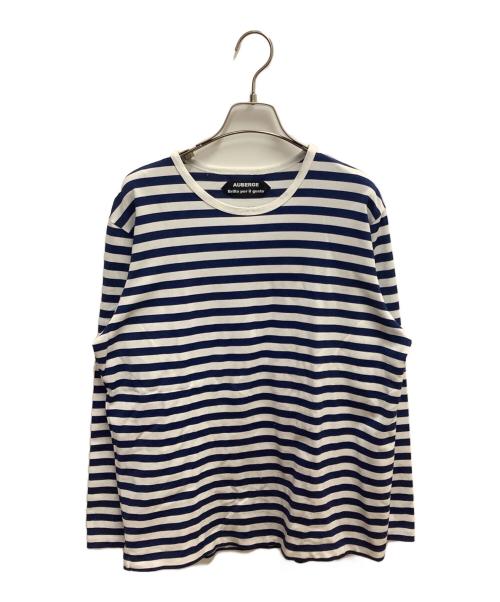 AUBERGE（オーベルジュ）AUBERGE (オーベルジュ) ボーダーカットソー ブルー×ホワイト サイズ:SIZE 42の古着・服飾アイテム