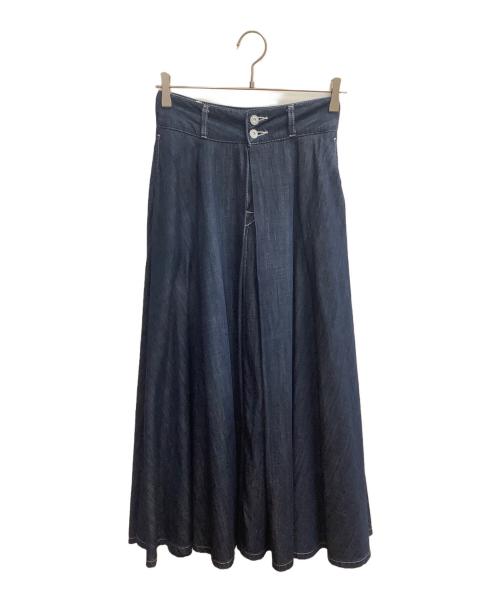 Wbywoadblue（ダブリュバイウォードブルー）Wbywoadblue (ダブリュバイウォードブルー) デニムスカート インディゴ サイズ:XSの古着・服飾アイテム