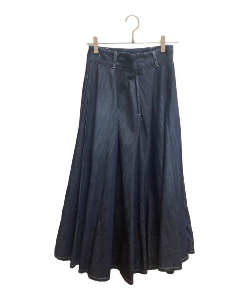 Wbywoadblue（ダブリュバイウォードブルー）Wbywoadblue (ダブリュバイウォードブルー) デニムスカート インディゴ サイズ:XSの古着・服飾アイテム