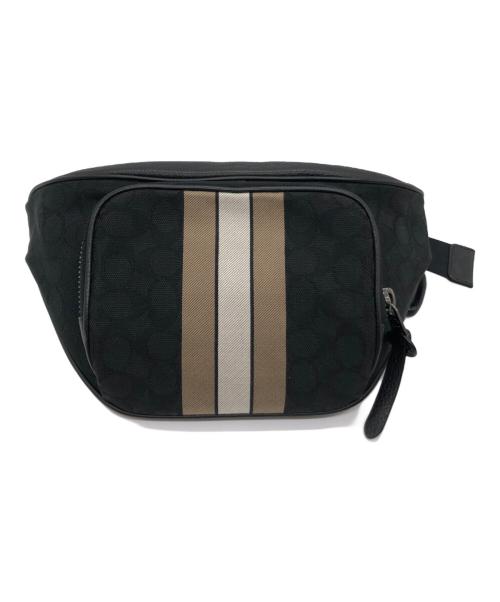 COACH（コーチ）COACH (コーチ) ウエストバッグ ブラックの古着・服飾アイテム