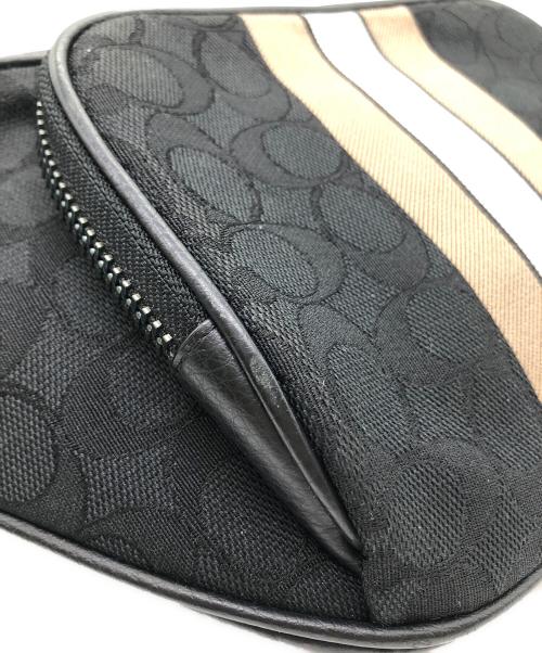 COACH（コーチ）COACH (コーチ) ウエストバッグ ブラックの古着・服飾アイテム