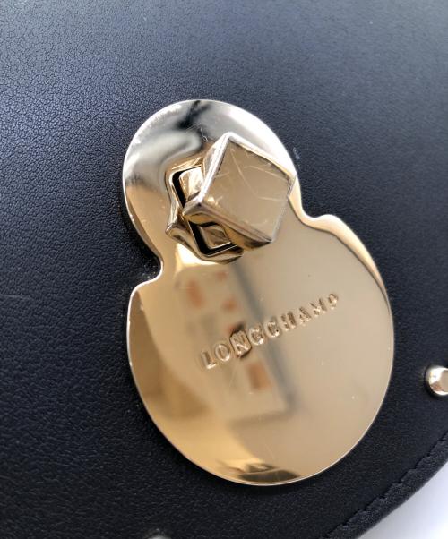 LONGCHAMP（ロンシャン）LONGCHAMP (ロンシャン) Cavalcade ブラックの古着・服飾アイテム