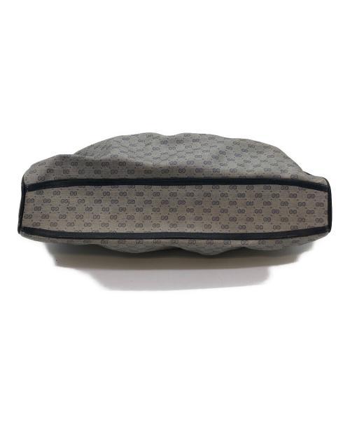 GUCCI（グッチ）GUCCI (グッチ) GG　クラッチバッグ グレー×ネイビーの古着・服飾アイテム