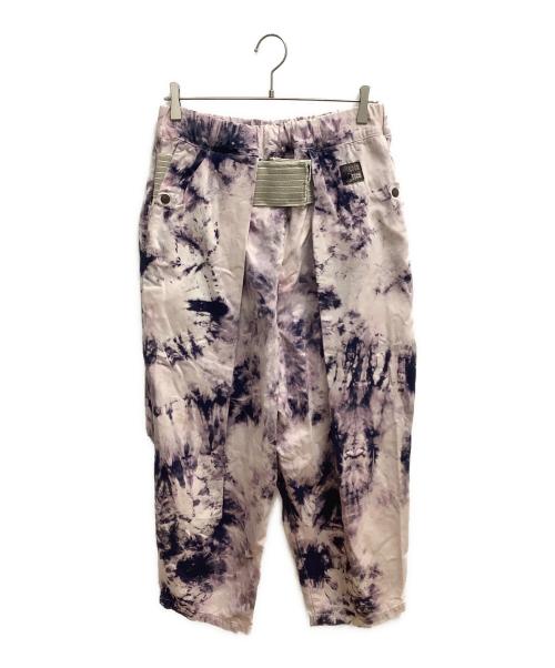 KAPITAL（キャピタル）KAPITAL (キャピタル) タイダイパンツ パープル サイズ:SIZE XLの古着・服飾アイテム