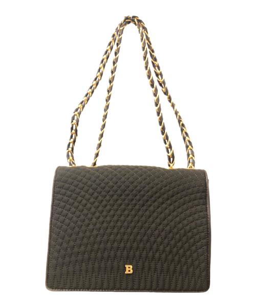 BALLY（バリー）BALLY (バリー) 2WAYチェーンショルダーバッグ ブラックの古着・服飾アイテム