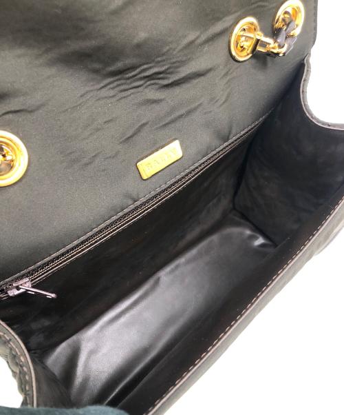 BALLY（バリー）BALLY (バリー) 2WAYチェーンショルダーバッグ ブラックの古着・服飾アイテム