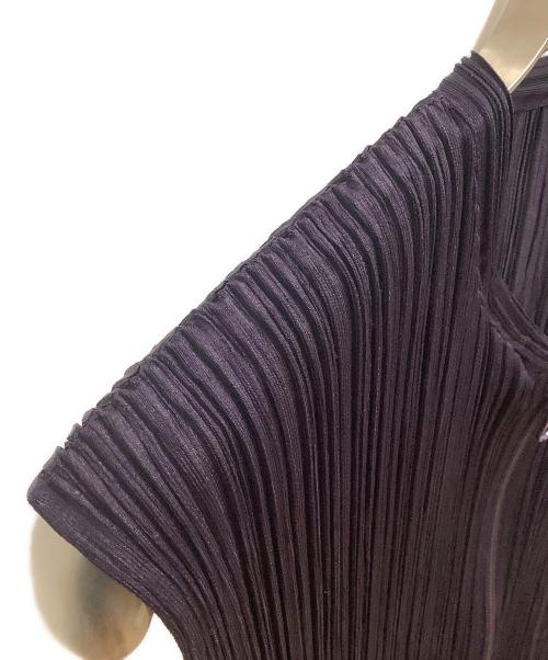PLEATS PLEASE（プリーツプリーズ）PLEATS PLEASE (プリーツプリーズ) プリーツベスト パープル サイズ:3の古着・服飾アイテム