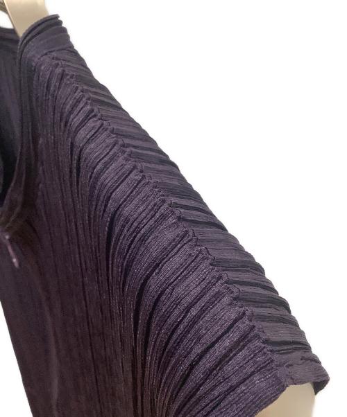 PLEATS PLEASE（プリーツプリーズ）PLEATS PLEASE (プリーツプリーズ) プリーツベスト パープル サイズ:3の古着・服飾アイテム